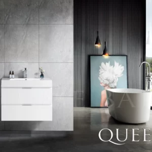 Vanity Queen Wall Mounted with Solid Surface Top Available 24",30",36",48", 60", 72"